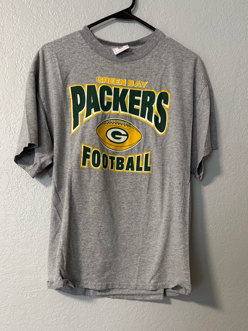 NFL Gray T‑Shirt with Green Bay Graphic Unisex medium